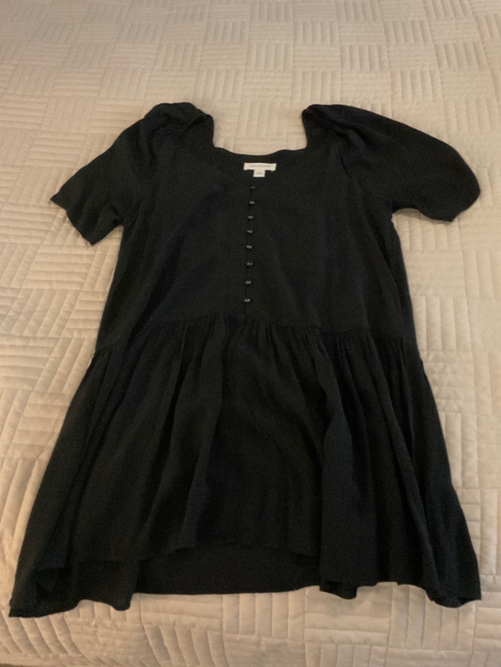 Black Boho Style Mini Dress - never worn